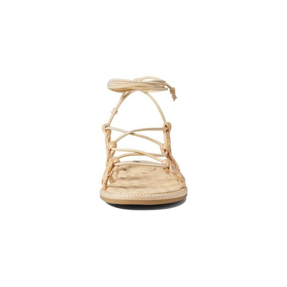 NWT SAM EDELMAN Womens Beige Padded Zariah Round Toe Gladiator Sandles 8 M - Picture 3 of 5